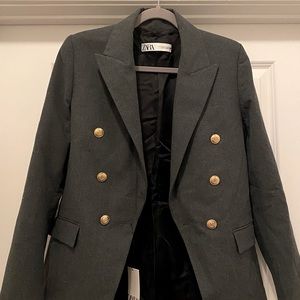 Zara Double Breasted Blazer